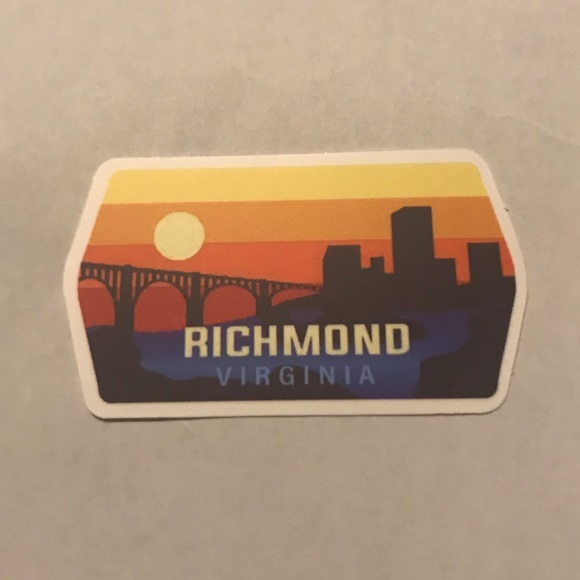 Richmond Virginia Matte Finish PVC Removable Waterproof Decor Accent St… - Picture 8 of 10